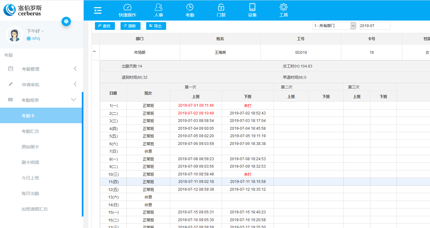 塞伯羅斯ISCS管理系統